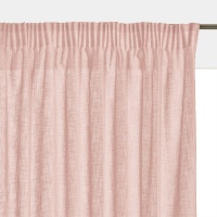 Занавеска С эффектом льна с затемненной тесьмой Nyong 250 x 140 см розовый LA REDOUTE INTERIEURS  фото, kupilegko.ru